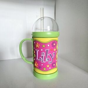 Lily My Name Dome Mug Kid's Teens Tumbler Drink Cup Easter Basket Birthday Gift
